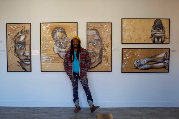 Urban Artist Ola and his Clarksville Gallery