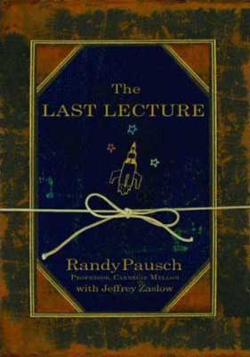 Books Set In Every State Pennsylvania, The Last Lecture by Randy Pausch, book cover with rocket skip doodle with stars