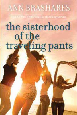 Books Set In Maryland, The Sisterhood Of The Traveling Pants by Ann Brashares, book cover with four teenage women dancing on a field