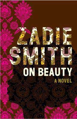 On Beauty by Zadie Smith book cover with pink ornate decor