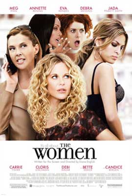 The Women Movie Poster with a group of younger women standing in group each with different facial expressions