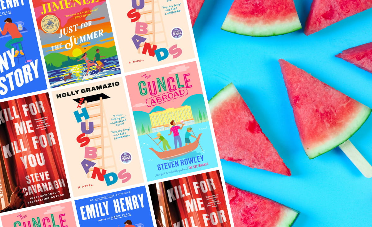 2024 Summer books and watermelon